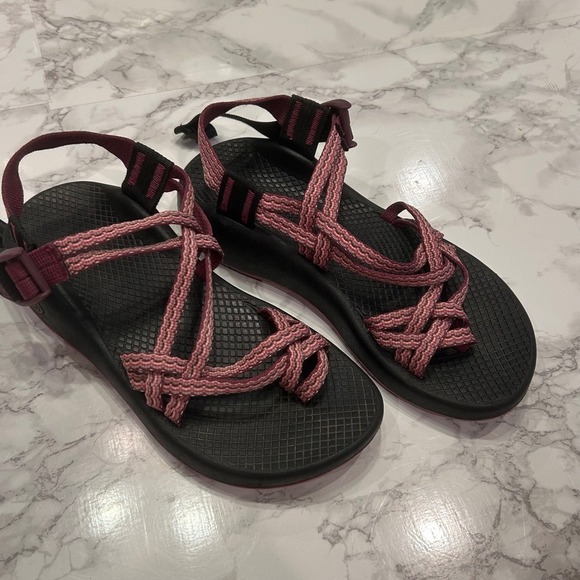 Chaco Shoes - Chaco ZX2 Double Strap Pink Purple Womens Sport Sandal Size 6